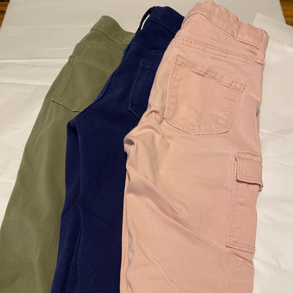 Three pack of Old Navy size 8 Ballerina Jeggings and Rockstar Jeggings.